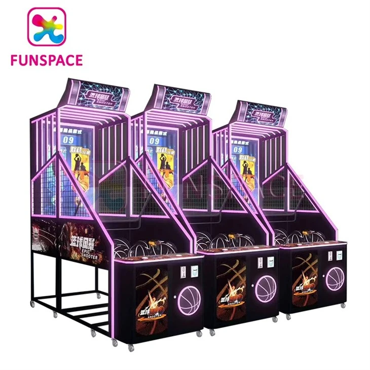 Epic Shooter Coin Operated Basketball Game Machine