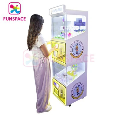 Hrací automat s guľôčkovou sponou na mince Gashapon Prize